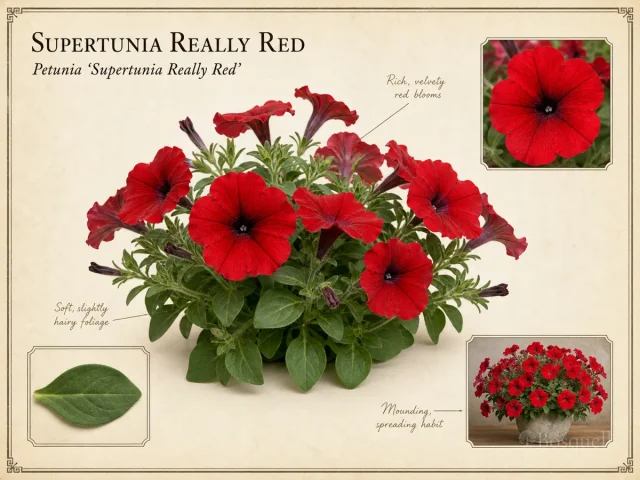 Supertunia Really Red (Petunia ‘Supertunia Really Red’)