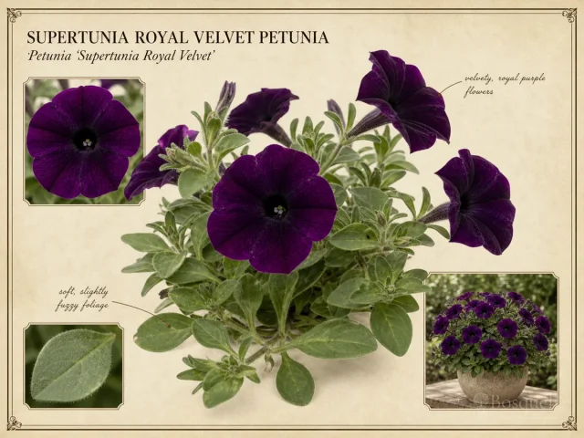 Supertunia Royal Velvet Petunia (Petunia ‘Supertunia Royal Velvet’)