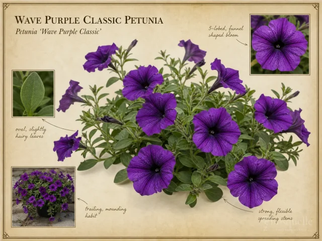 Wave Purple Classic Petunia