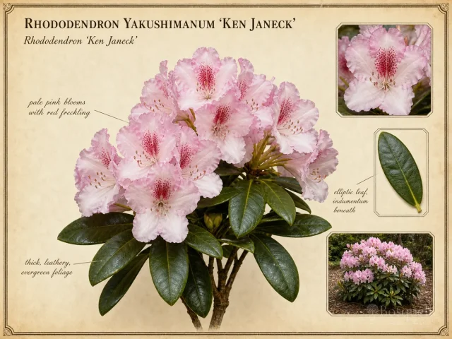 Rhododendron Yakushimanum ‘Ken Janeck’ (Rhododendron ‘Ken Janeck’)