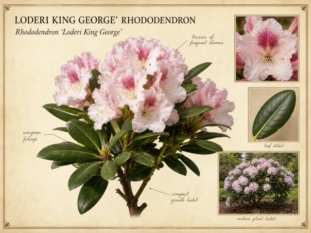 Loderi King George’ Rhododendron (Rhododendron ‘Loderi King George’)