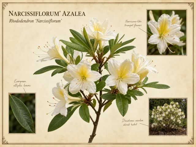 Narcissiflorum' Azalea