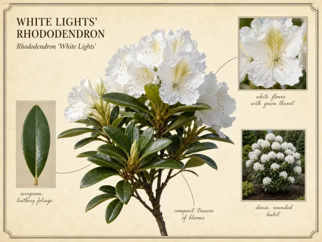 White Lights' Rhododendron