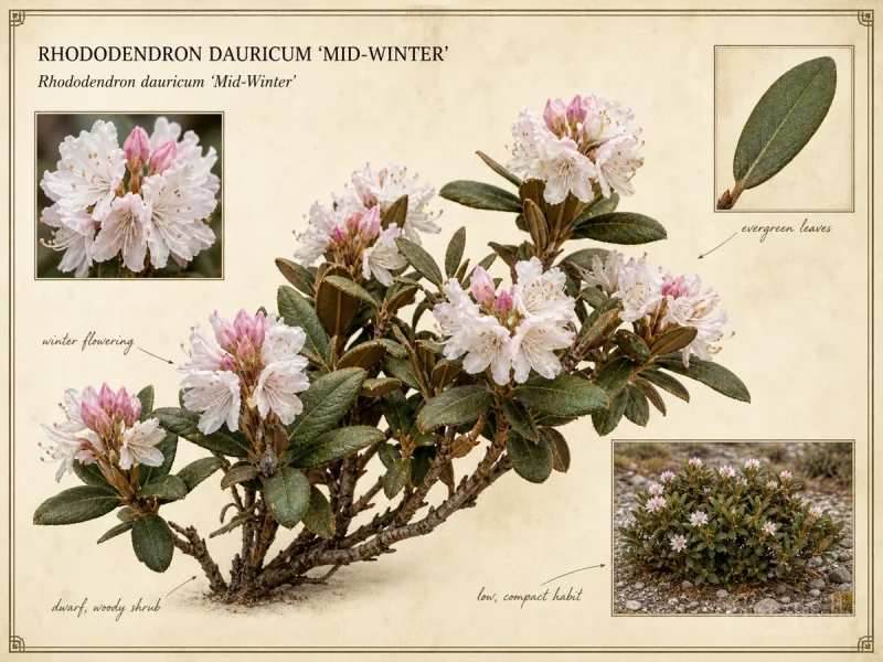 Rhododendron dauricum ‘Mid-Winter’