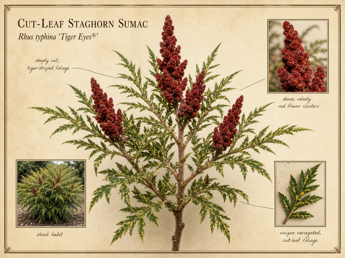 Cut-Leaf Staghorn Sumac — Let a colony fill a bank, or keep cutting the edge