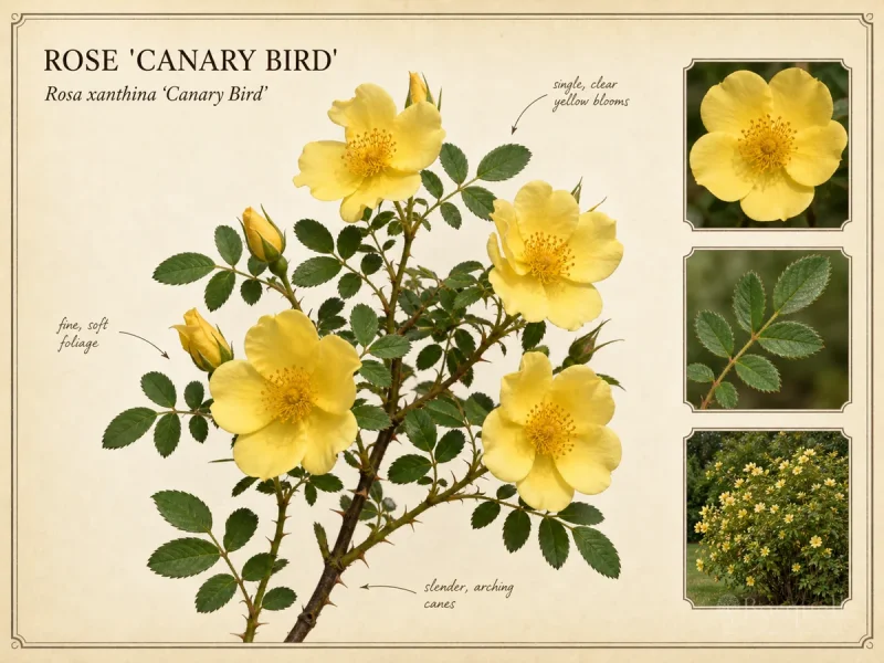 Rose 'Canary Bird'