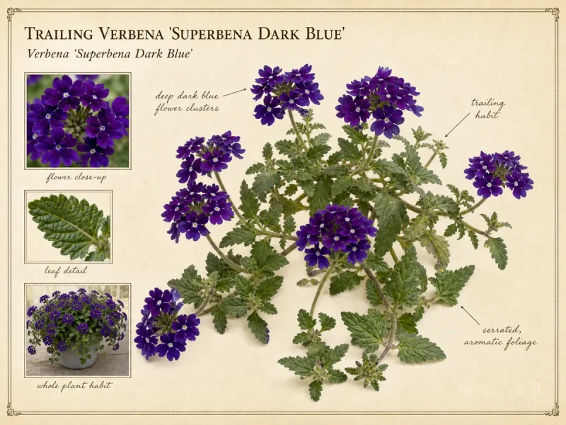Trailing Verbena 'Superbena Dark Blue' — When and how to plant
