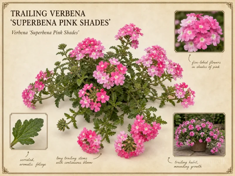 Trailing Verbena ‘Superbena Pink Shades’ (Verbena ‘Superbena Pink Shades’)