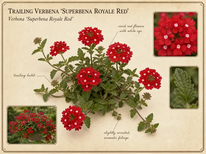 Trailing Verbena ‘Superbena Royale Red’ (Verbena ‘Superbena Royale Red’)