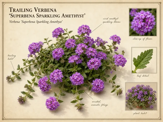 Trailing Verbena ‘Superbena Sparkling Amethyst’ (Verbena ‘Superbena Sparkling Amethyst’)