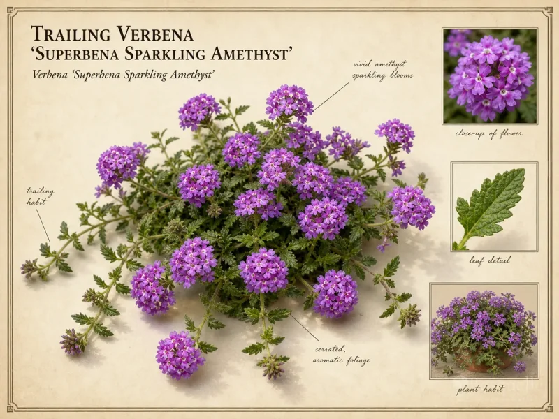 Trailing Verbena ‘Superbena Sparkling Amethyst’ (Verbena ‘Superbena Sparkling Amethyst’)