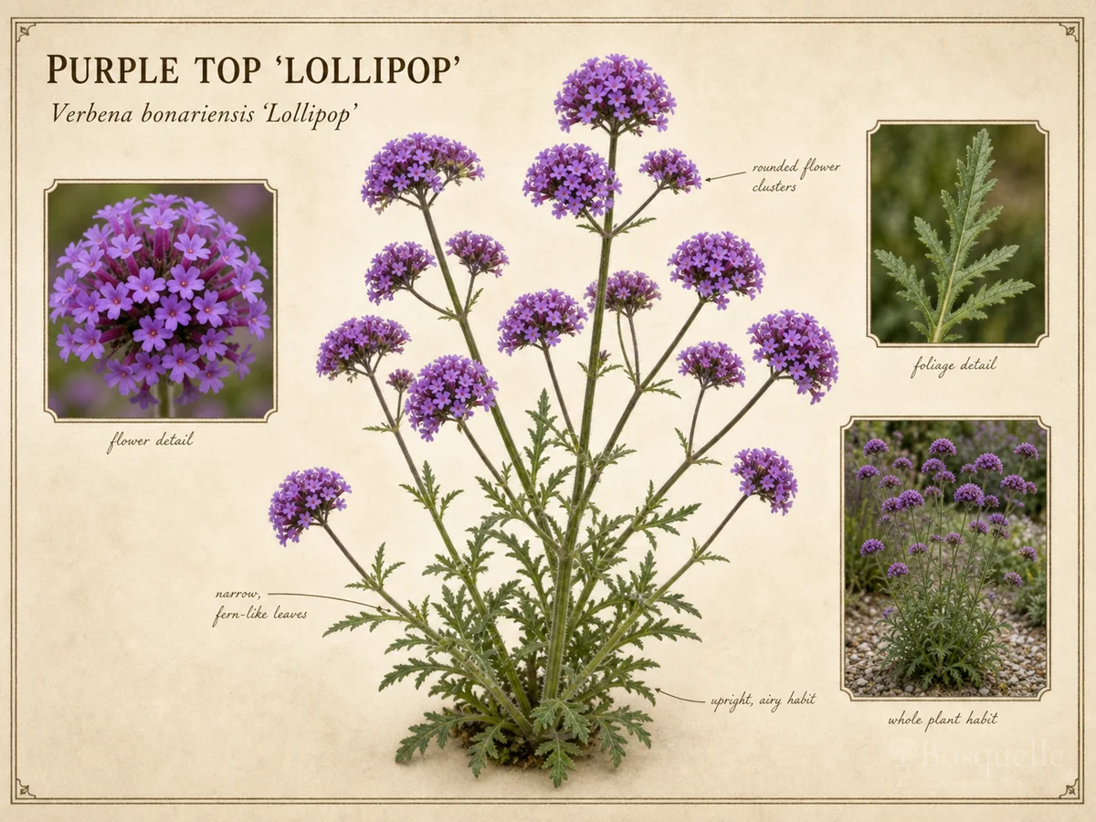 Purple Top 'Lollipop' — Tall bonariensis (3)