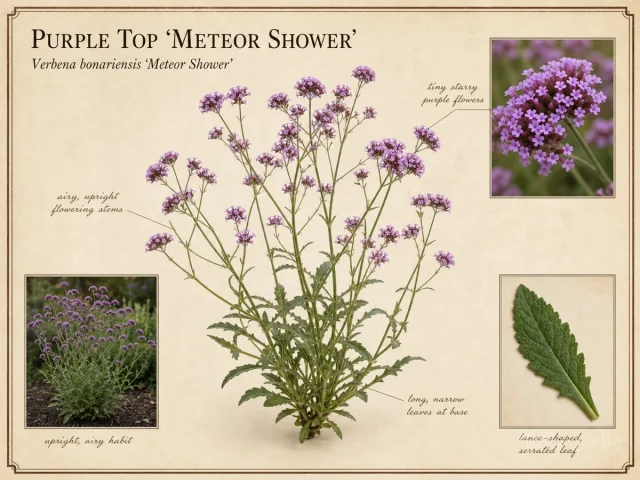 Purple Top ‘Meteor Shower’ (Verbena bonariensis ‘Meteor Shower’)