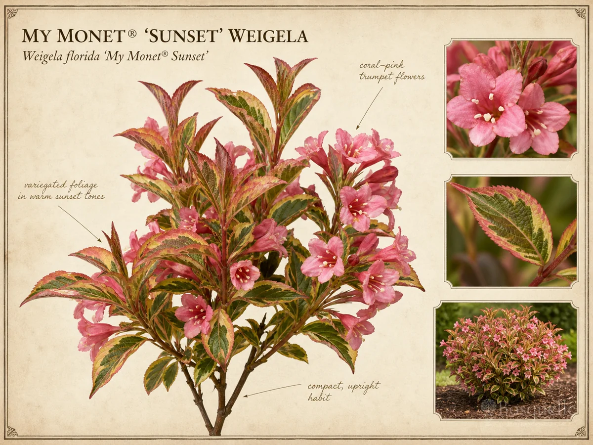 My Monet® ‘Sunset’ Weigela (Weigela florida My Monet® ‘Sunset’)