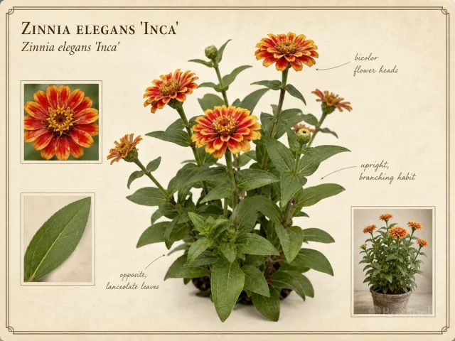 Zinnia elegans ‘Inca’ (Zinnia ‘Inca’)