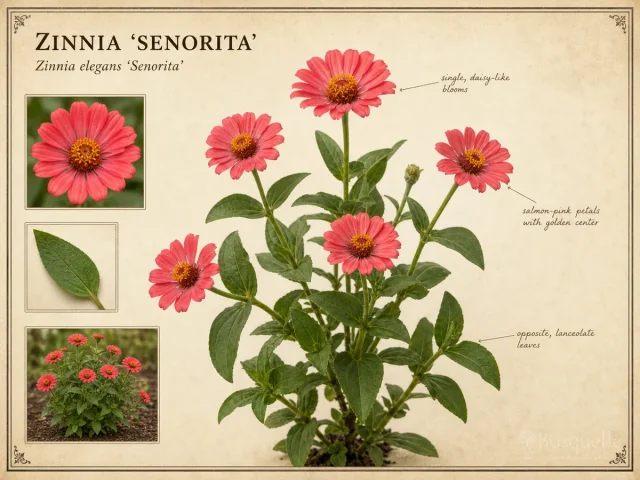Zinnia ‘Senorita’ (Zinnia elegans ‘Senorita’)