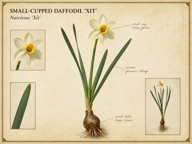 Small-Cupped Daffodil 'Xit'
