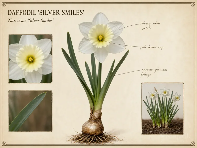 Daffodil ‘Silver Smiles’ (Narcissus ‘Silver Smiles’)