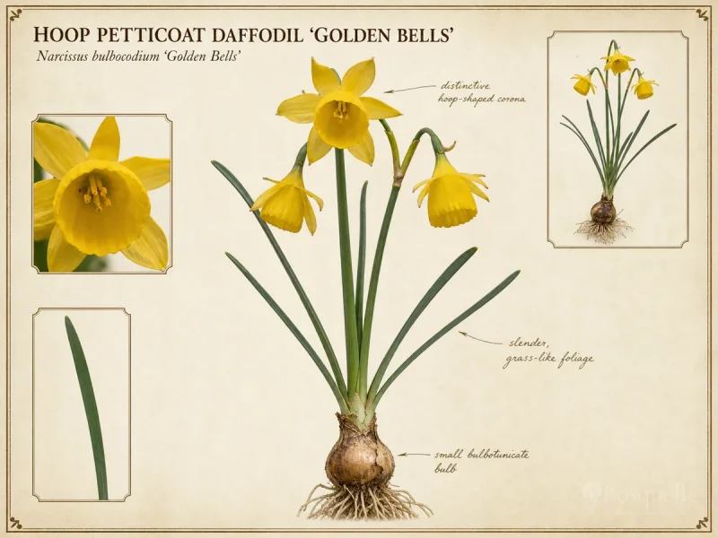 Hoop Petticoat Daffodil 'Golden Bells' — Hoop-petticoat / bulbocodium (1)
