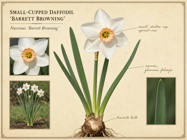 Small-Cupped Daffodil 'Barrett Browning'