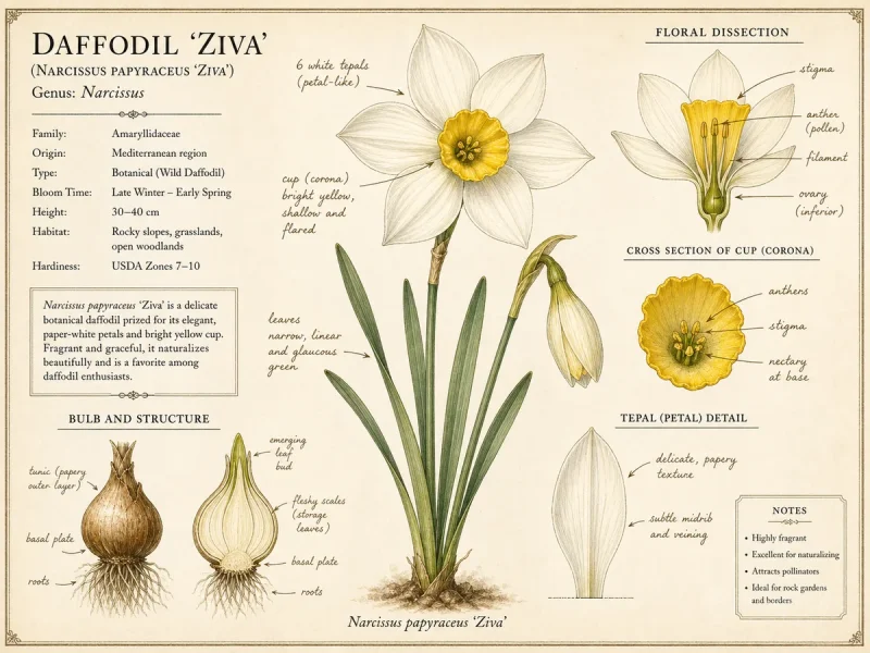 Daffodil 'Ziva'