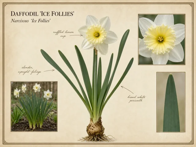 Daffodil ‘Ice Follies’ (Narcissus ‘Ice Follies’)
