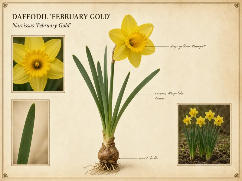 Daffodil 'February Gold' — Cyclamineus daffodils (8)