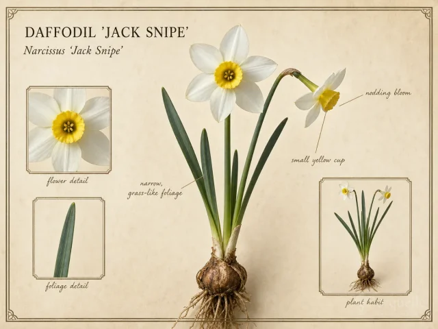 Daffodil ‘Jack Snipe’ (Narcissus ‘Jack Snipe’)