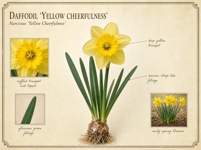 Daffodil 'Yellow Cheerfulness' — Double daffodils (15)