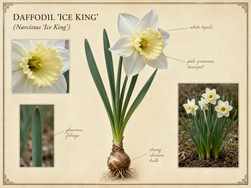 Daffodil 'Ice King' — Double daffodils (15)