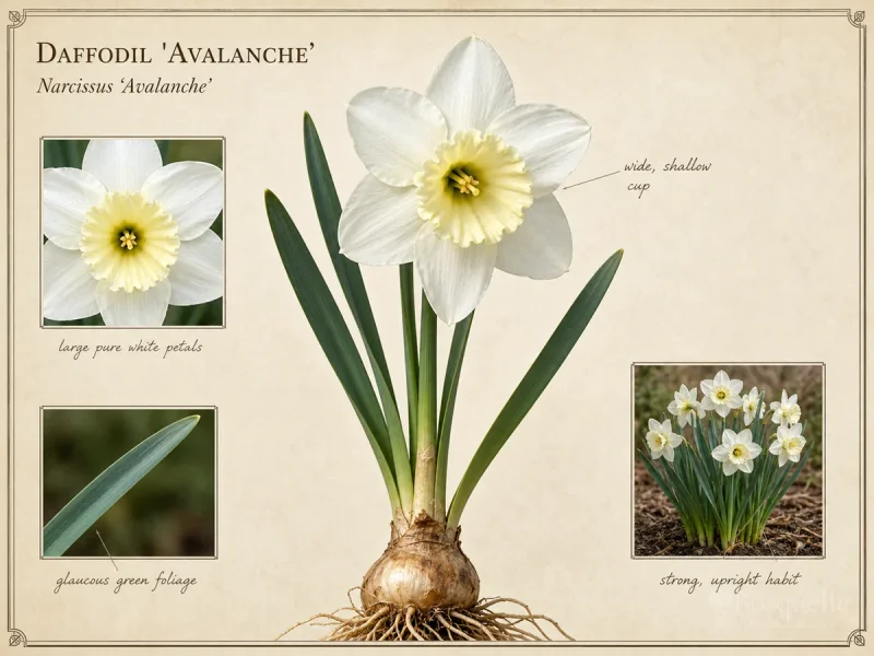 Daffodil 'Avalanche' — Tazetta and paperwhites (13)
