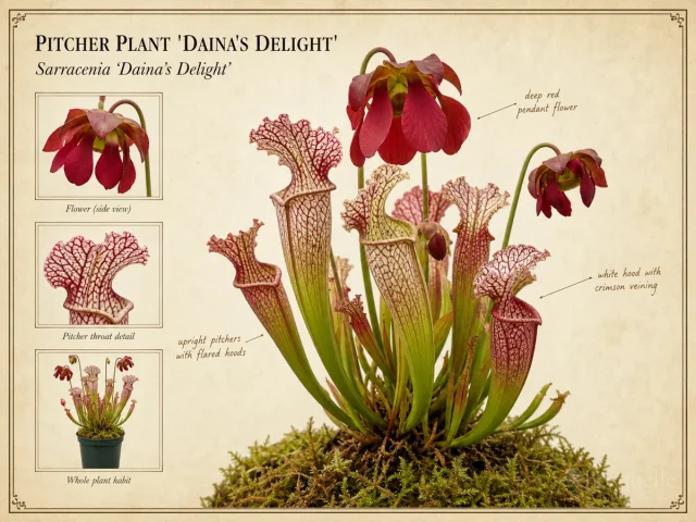 Pitcher Plant ‘Daina’s Delight’ (Sarracenia ‘Daina’s Delight’)