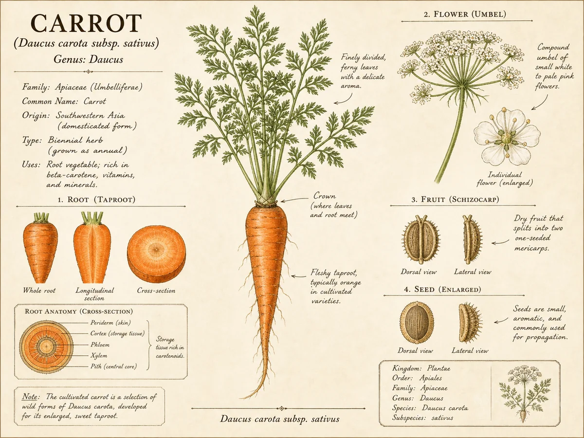 Carrot (Daucus carota subsp. sativus)
