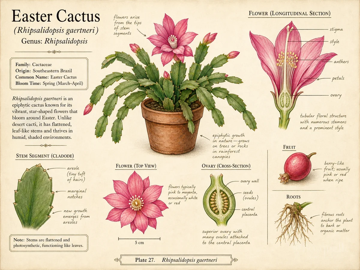 Easter Cactus — Give it cool nights and long dark nights for spri…
