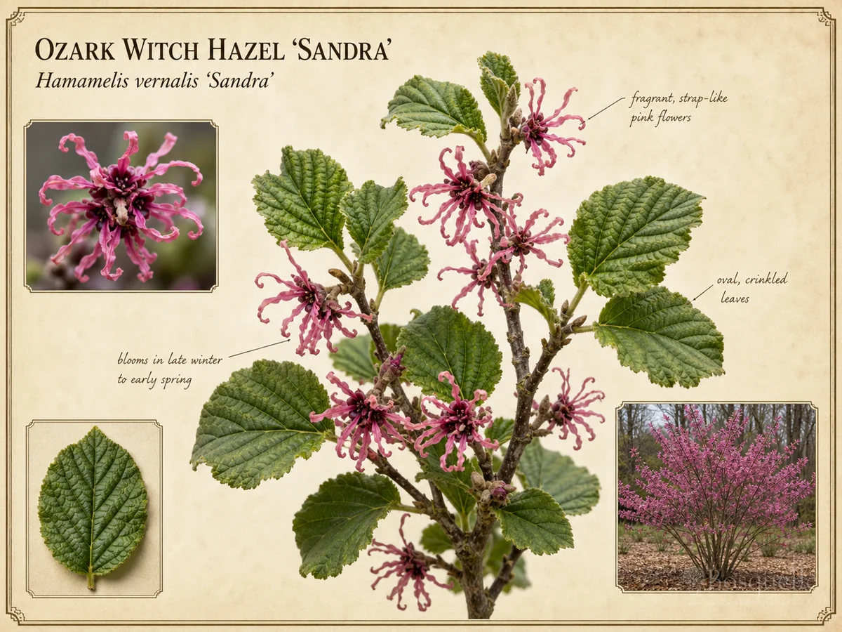 Ozark Witch Hazel ‘Sandra’ (Hamamelis vernalis ‘Sandra’)