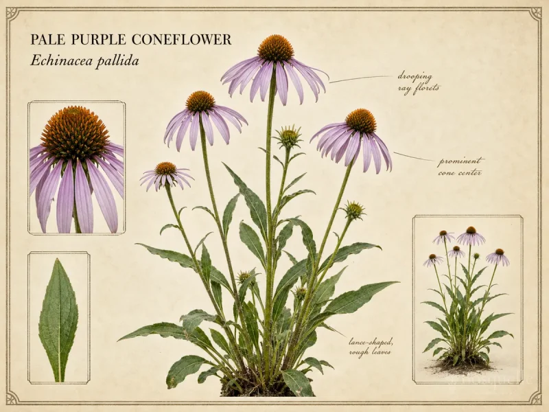 Pale Purple Coneflower (Echinacea pallida)