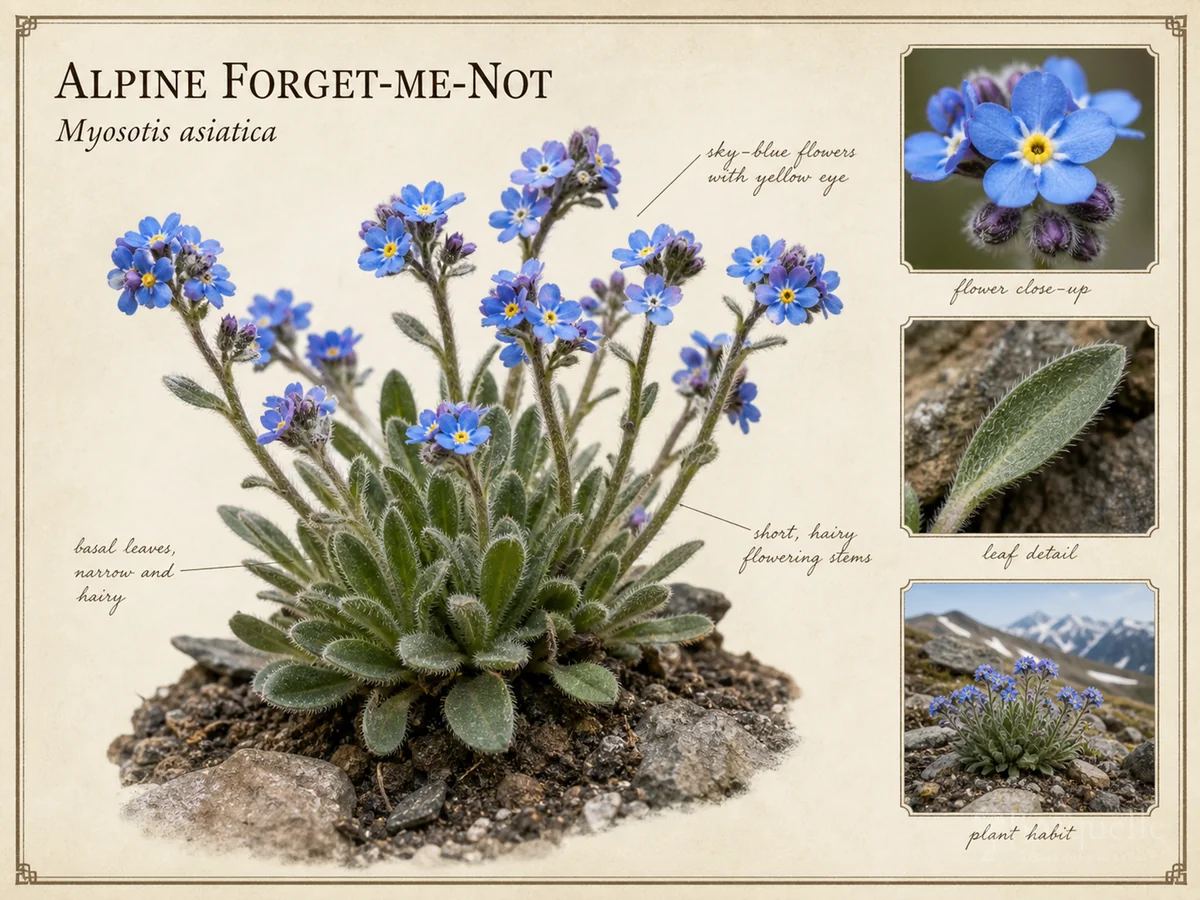 Alpine Forget-Me-Not (Myosotis asiatica)