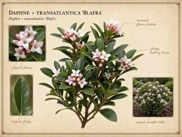 Daphne × transatlantica 'Blafra'