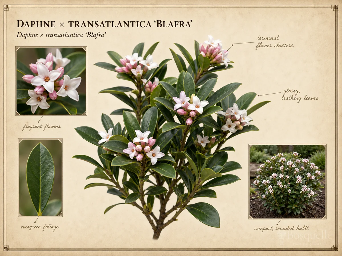 Daphne × transatlantica 'Blafra'