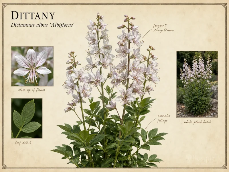 Dittany (Dictamnus albus ‘Albiflorus’)