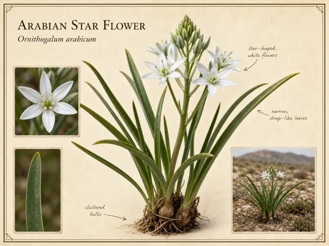Arabian Star Flower (Ornithogalum arabicum)