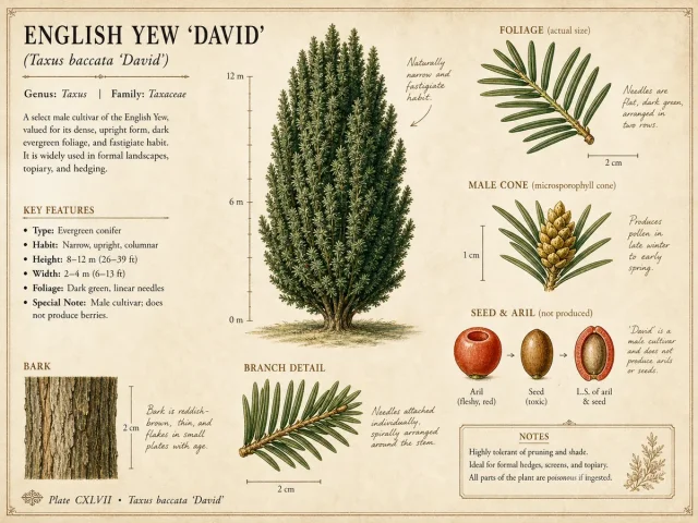 English Yew 'David'
