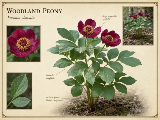 Woodland Peony (Paeonia obovata)