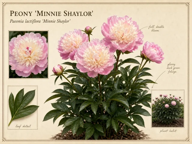 Peony ‘Minnie Shaylor’ (Paeonia lactiflora ‘Minnie Shaylor’)