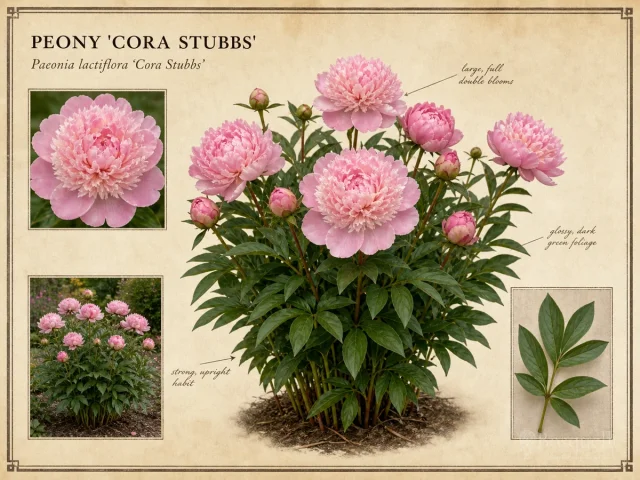 Peony ‘Cora Stubbs’ (Paeonia lactiflora ‘Cora Stubbs’)