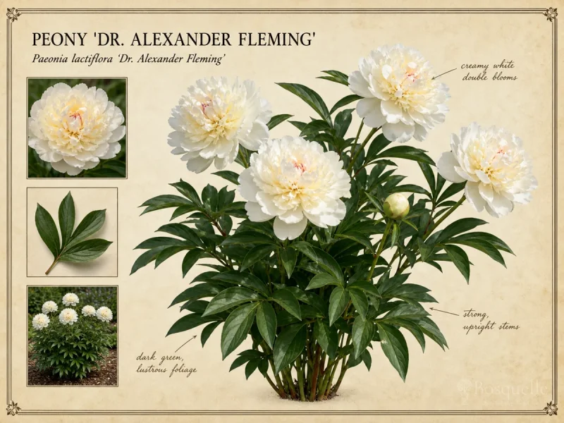 Peony ‘Dr. Alexander Fleming’ (Paeonia lactiflora ‘Dr. Alexander Fleming’)