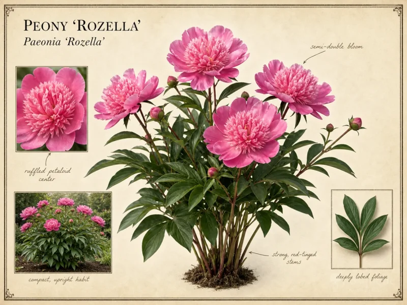 Peony ‘Rozella’ (Paeonia ‘Rozella’)