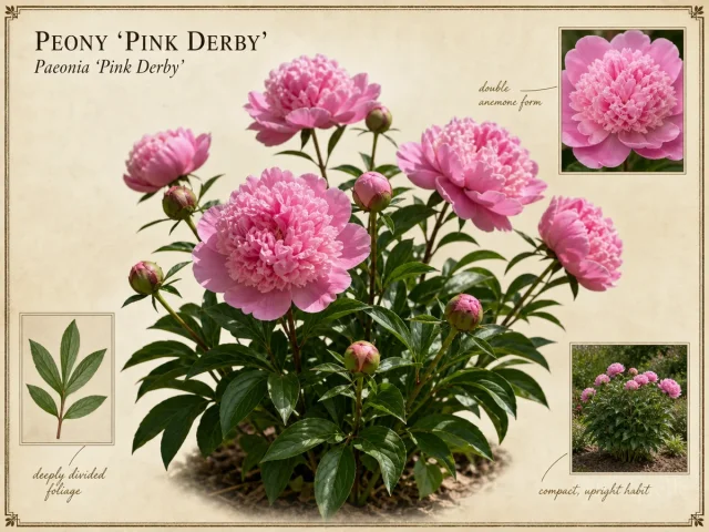 Peony ‘Pink Derby’ (Paeonia ‘Pink Derby’)