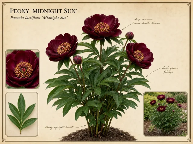 Peony ‘Midnight Sun’ (Paeonia lactiflora ‘Midnight Sun’)