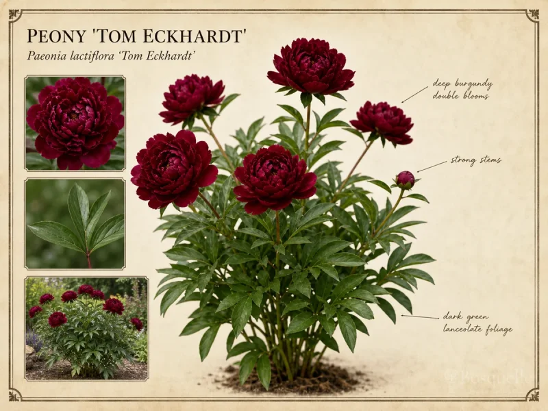 Peony ‘Tom Eckhardt’ (Paeonia lactiflora ‘Tom Eckhardt’)